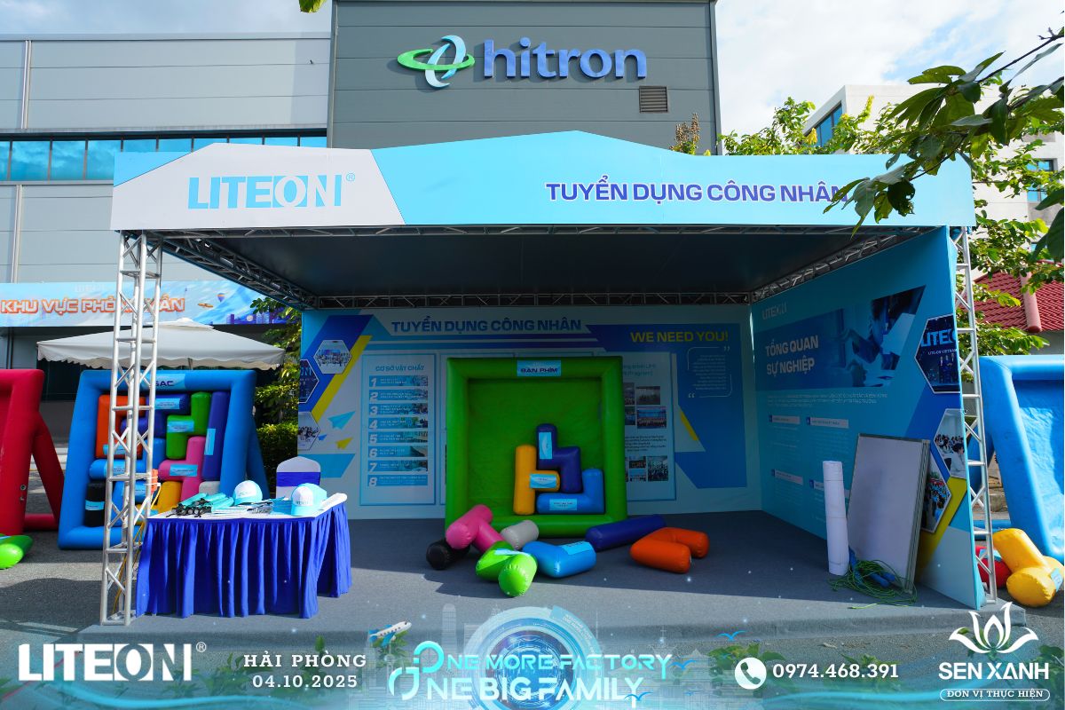 Booth tuyển dụng công nhân