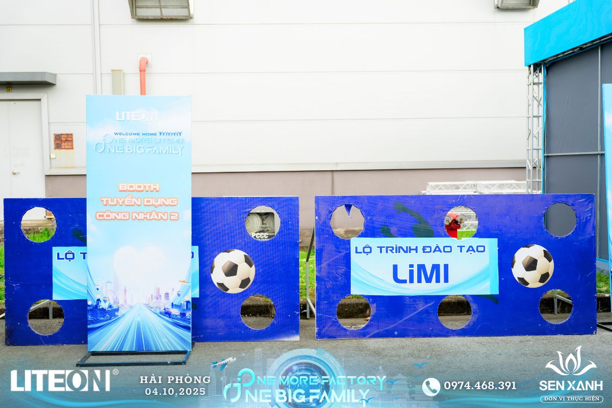 Standee tại từng khu vực