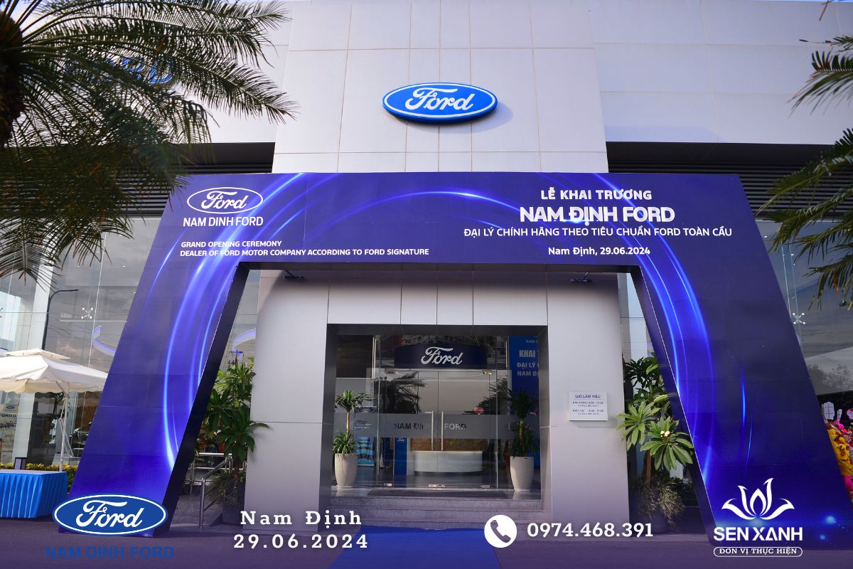 Tổ chức sự kiện khai trương showroom xe Ford 2024