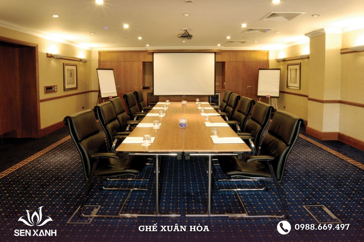Bàn ghế Xuân Hòa cao cấp trong các cuộc họp