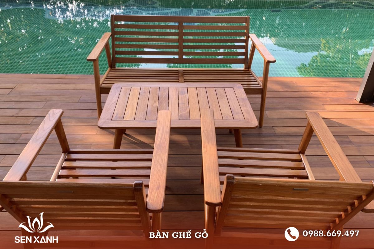 Sen Xanh chuyên cho thuê bàn ghế gỗ chất lượng Sen Xanh chuyên cho thuê bàn ghế gỗ chất lượng