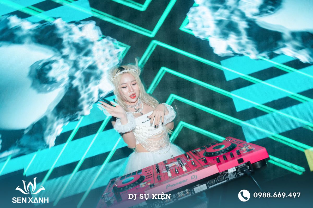DJ tạo nên không khí sôi động, góp phần vào sự thành công cho sự kiện