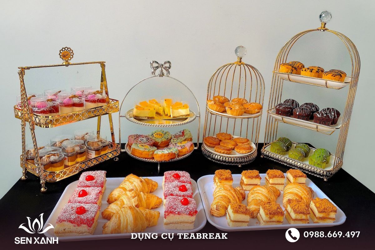 Các loại bánh trong tiệc teabreak 