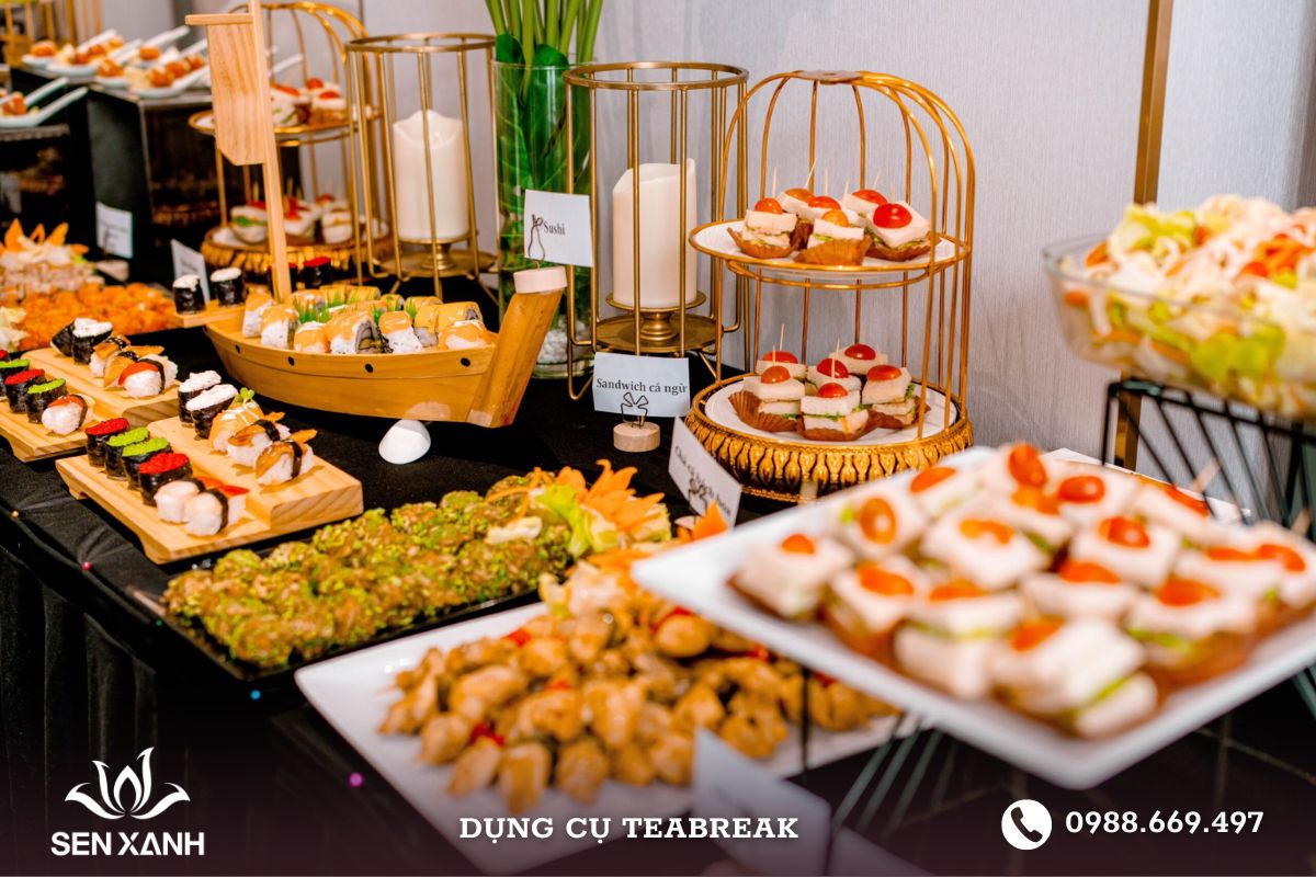 Tiệc teabreak cho lễ khai trương