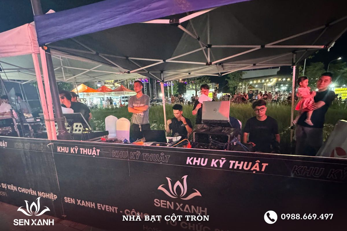 Dịch vụ cho thuê nhà bạt cột tròn