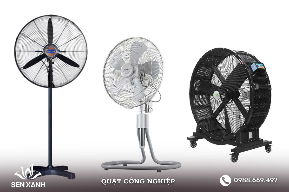 Quạt công nghiệp có đa dạng chủng loại