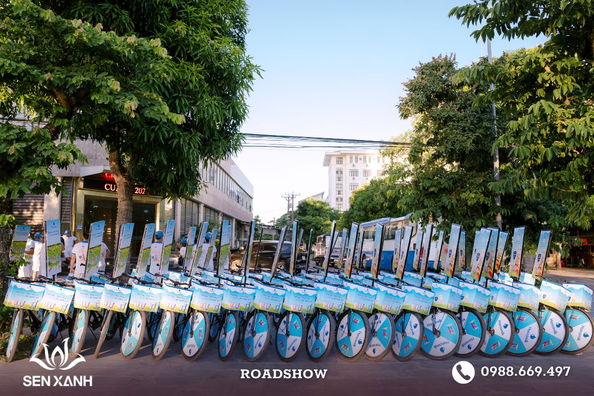 Phương tiện chạy roadshow được lựa chọn kỹ lưỡng