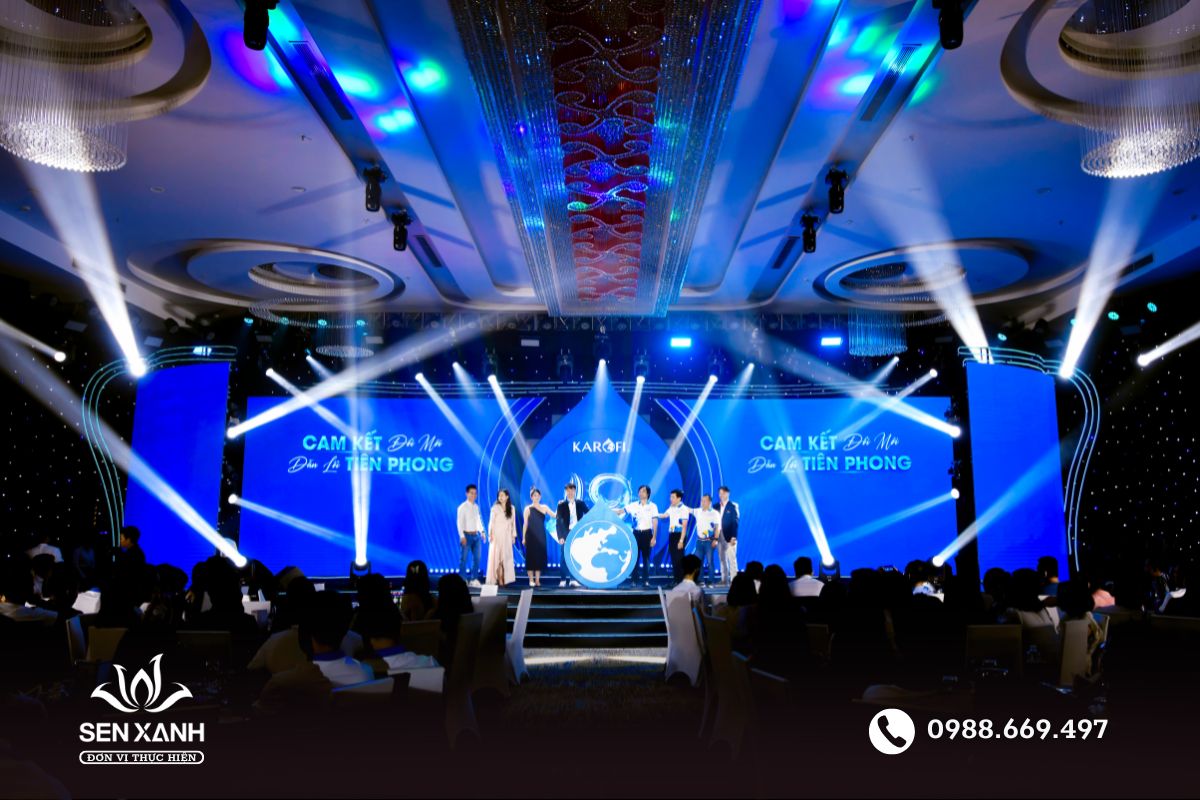 Diện tích sân khấu hợp lý với không gian chung Diện tích sân khấu hợp lý với không gian chung