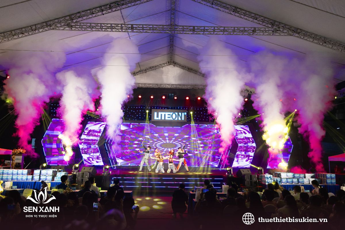 Sen Xanh thi công sân khấu Sen Xanh thi công sân khấu