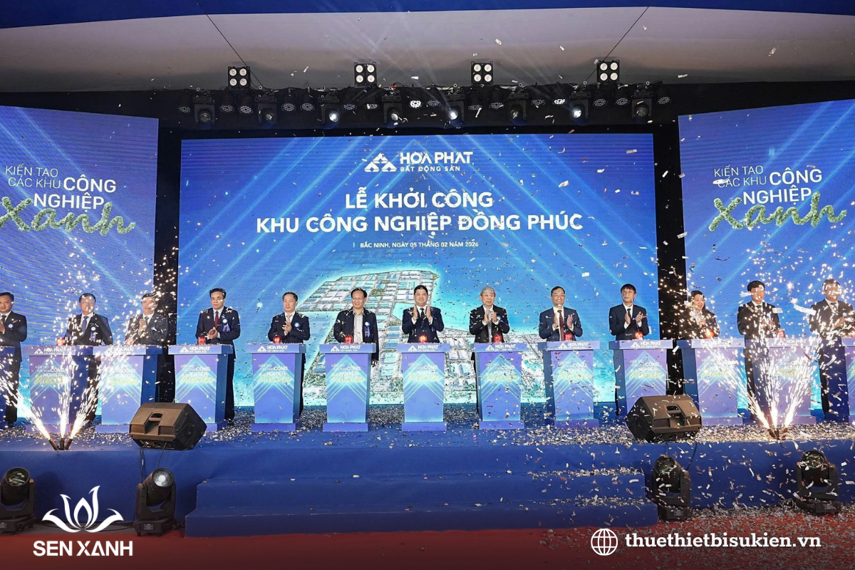 Setup sân khấu sự kiện doanh nghiệp tại Bắc Ninh