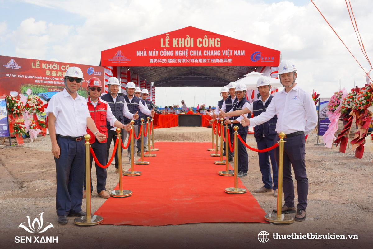 Khu vực tổ chức sự kiện tại KCN Châu Sơn