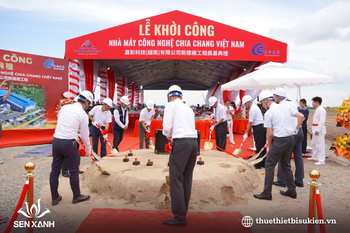 Thiết bị sự kiện chuyên nghiệp tại KCN Châu Sơn