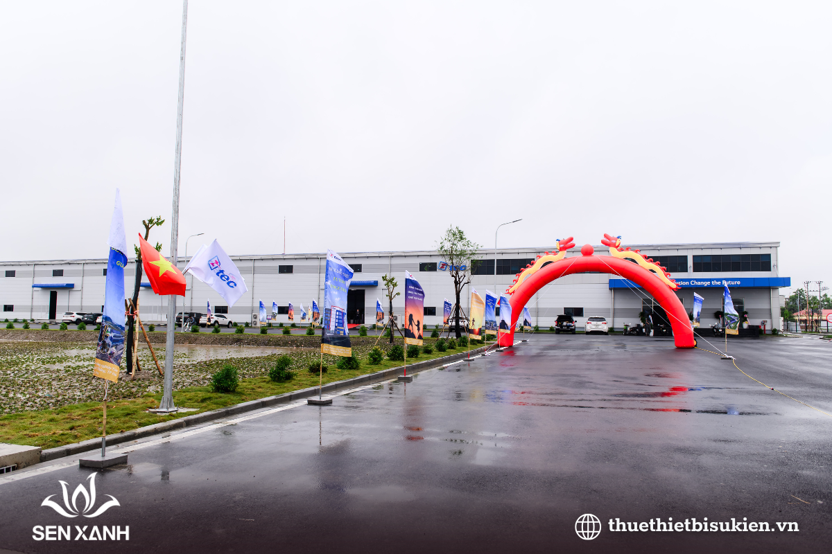 Setup cổng hơi ngoài trời Setup cổng hơi ngoài trời