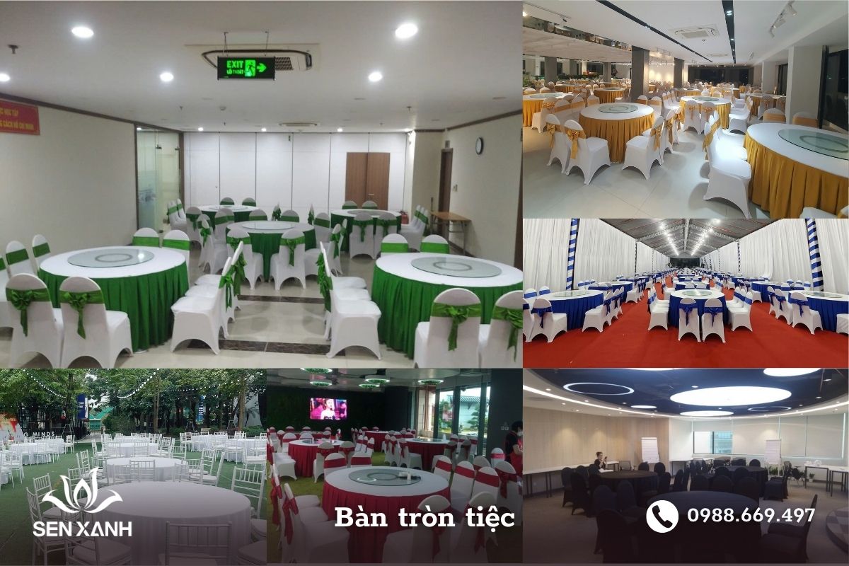 Bàn tròn ăn tiệc