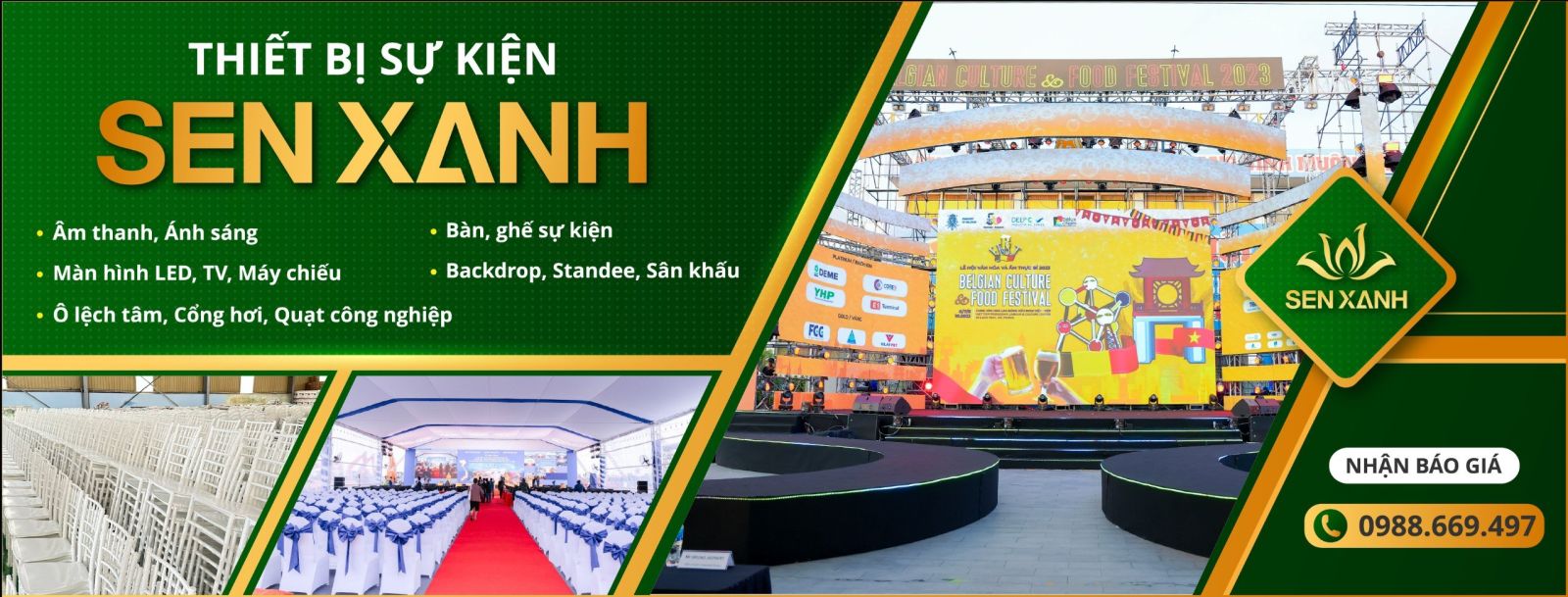 Thiết Bị Sự Kiện Sen Xanh