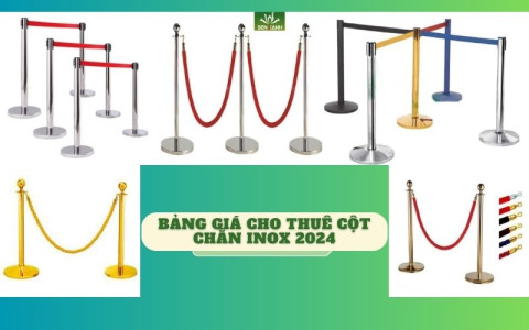 CHO THUÊ CỘT CHẮN INOX