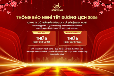THÔNG BÁO NGHỈ TẾT DƯƠNG LỊCH 2026